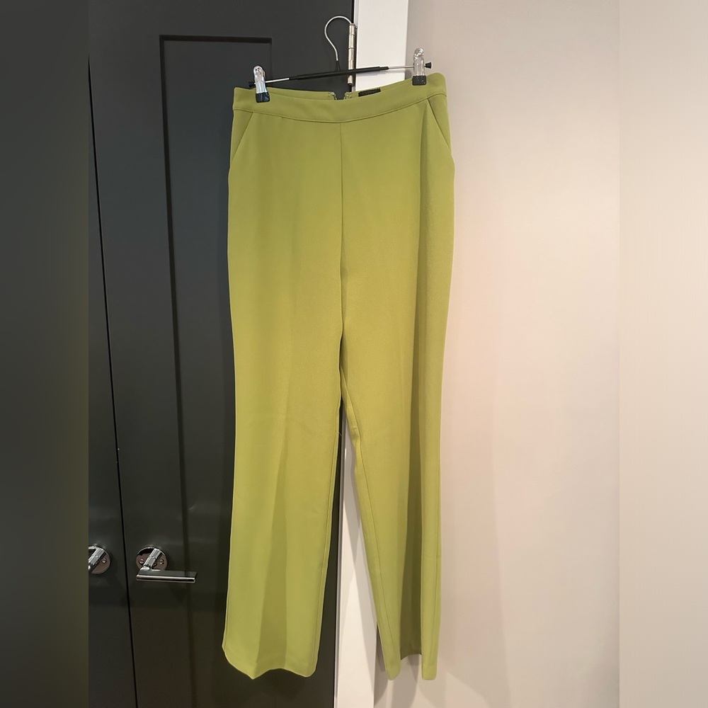 NBD apple green dress pants.  Size M